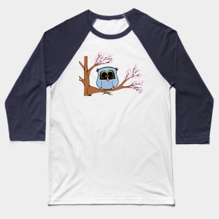 Owl Owl on The Tree Baseball T-Shirt